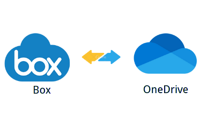 transferir do box para o OneDrive