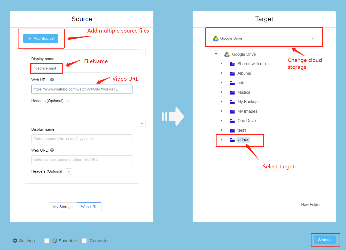 How to Save Url to Google Drive