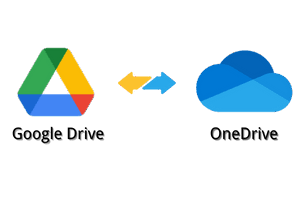 transfer google drive to onedrive