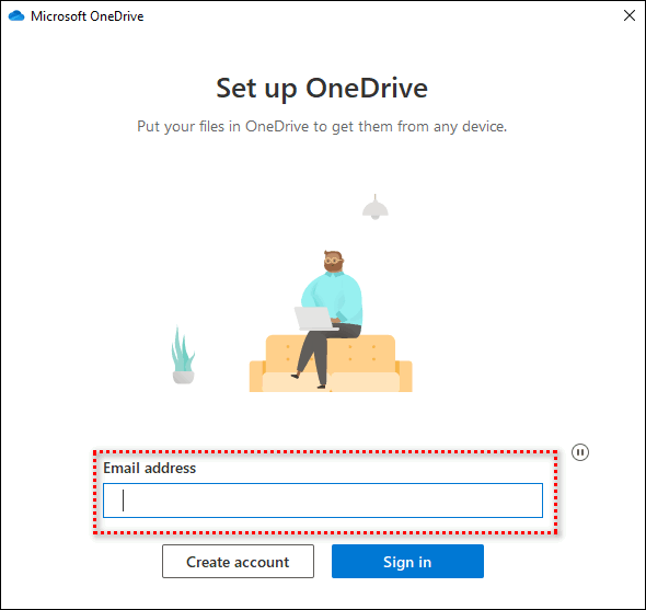 OneDrive-Anmeldung