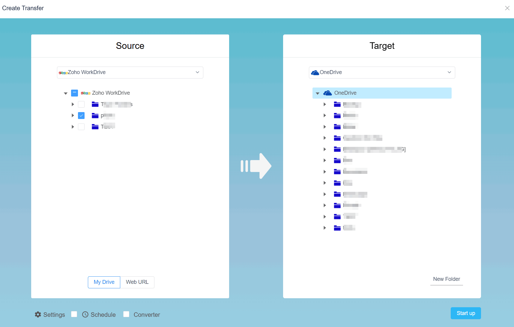 Create a Cloud Transfer Task